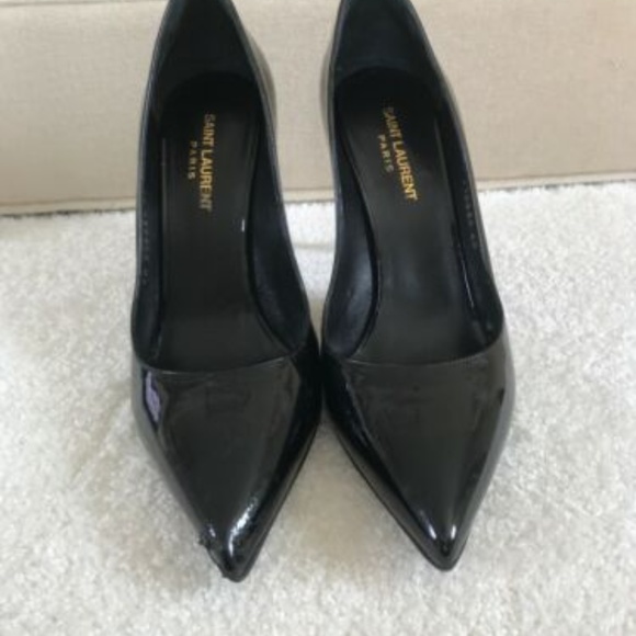 NWOT Saint Laurent Zoe Pumps Patent Leather $1795 - Picture 6 of 6